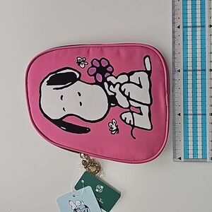 Afternoon tea X Snoopy Pink Pouch